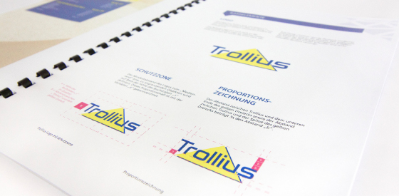 Corporate Design Konzeption & Internetpräsenz für  "Trollius Kalk und Dolomit"