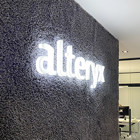 Branding für neues Alteryx Office in München