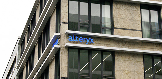 Branding für neues Alteryx Office in München