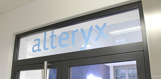 Branding für neues Alteryx Office in München