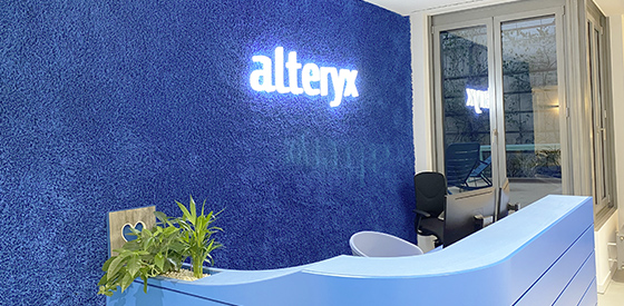 Branding für neues Alteryx Office in München