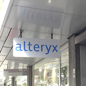 Branding für neues Alteryx Office in München