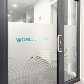 Signaletik und Branding für WORLDLINE